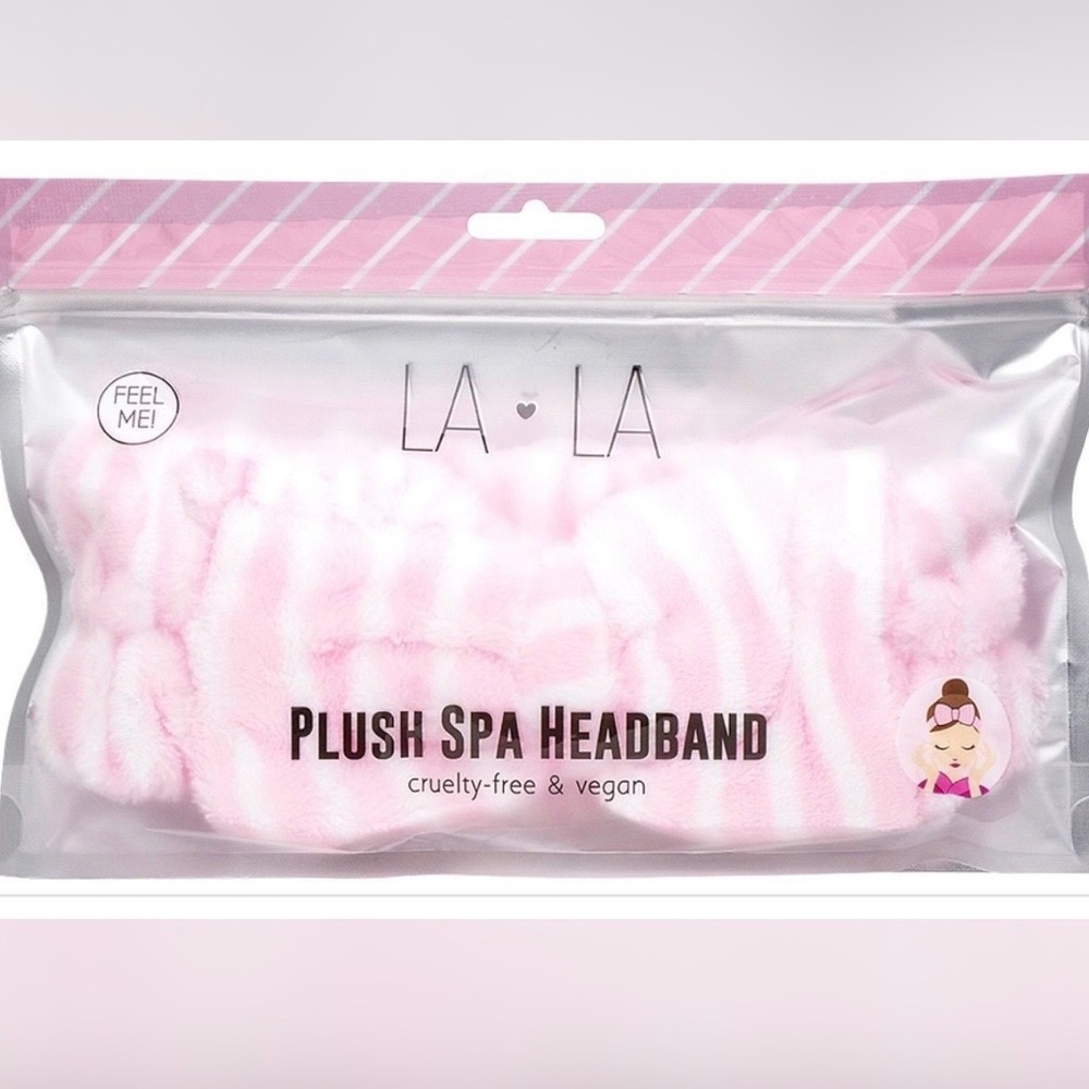 LA LA Pink Teddy Headband NIP